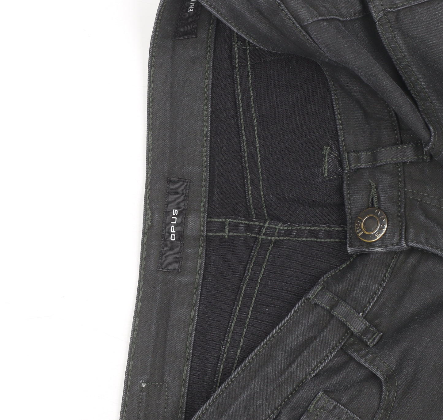 Opus Women's Black Skinny Stretch Jeans Size 10 Slim Fit