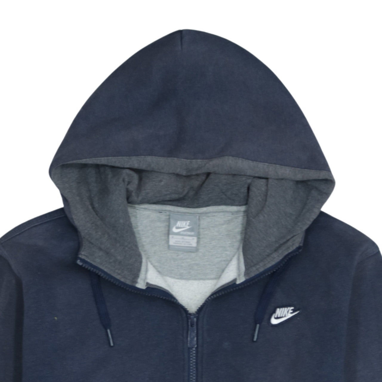 Nike Men's Blue Full Zip Hoodie M Classic Sports Fleece