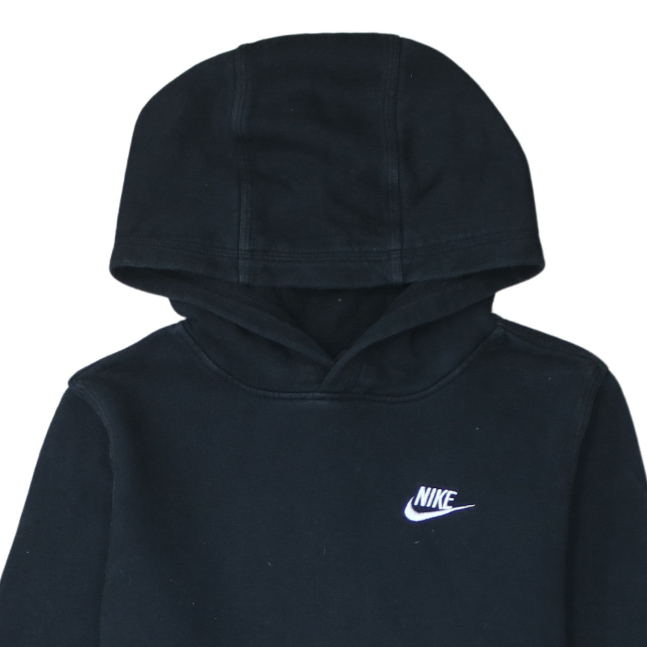 Nike Boys Black XL Pullover Hoodie Fleece Standard Fit Sweatshirt