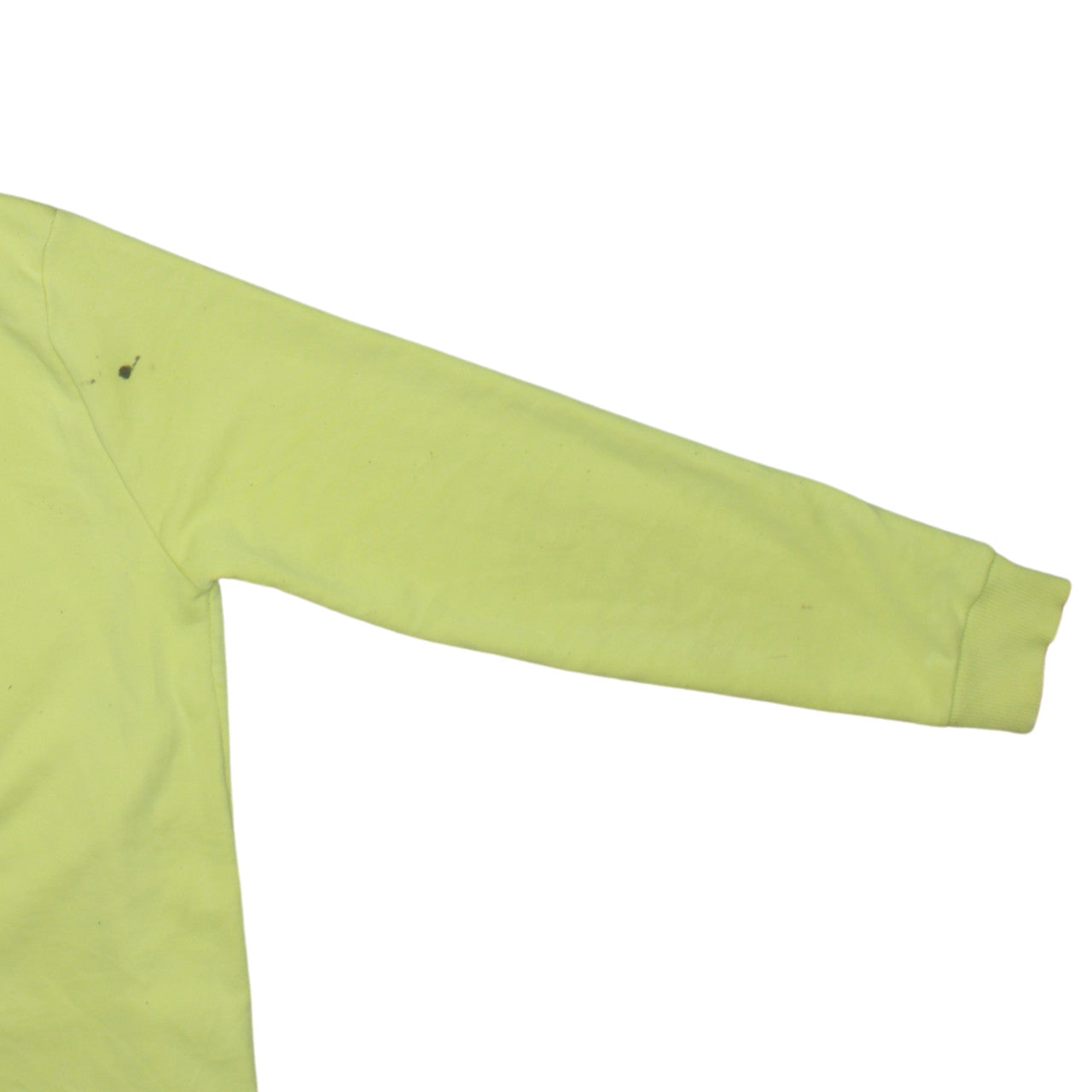 FILA Men Yellow Pullover Hoodie L Regular Fit Cotton Blend