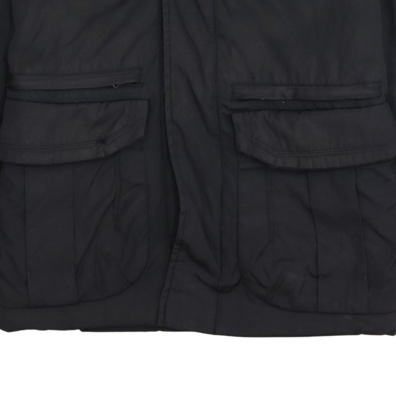 Robe Di Kappa Men's Black Medium Military Jacket Nylon Cotton