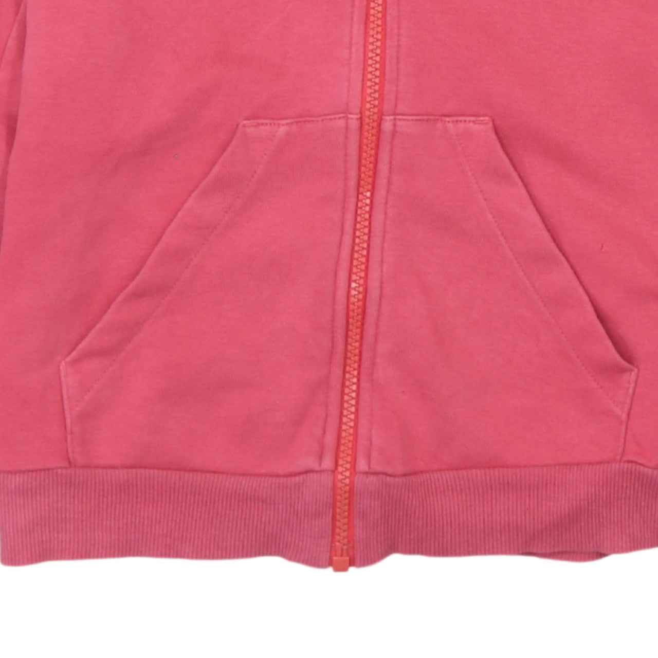 Adidas Womens Pink Full Zip Hoodie XS Cotton Blend Casual Sportswear