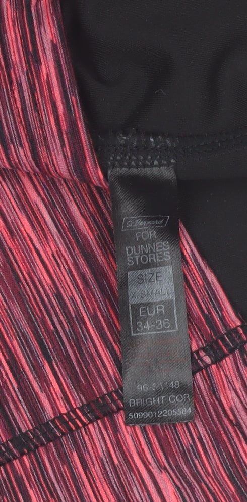 Dunnes Stores Women’s Pink Track Jacket Size 8 Slim Fit Full Zip