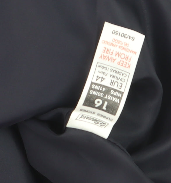 Benetton Women Black Knee Length Pencil Skirt Size 16