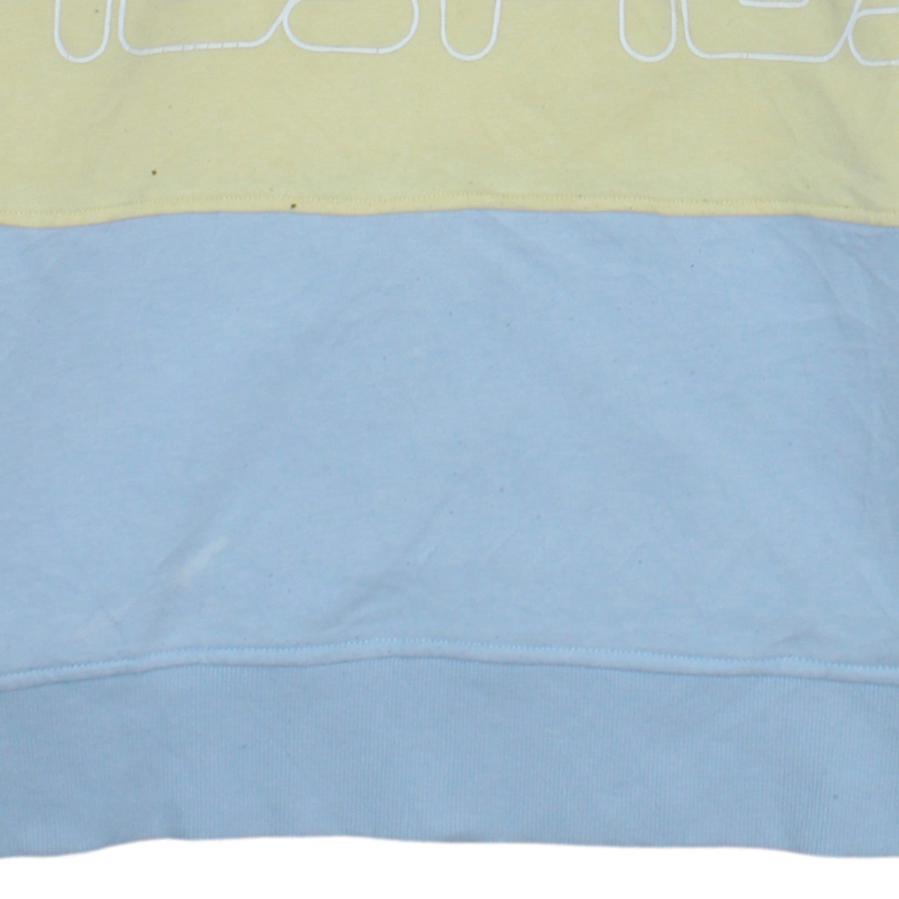 FILA Women Pastel Colourblock Crew Neck Pullover Sweatshirt L
