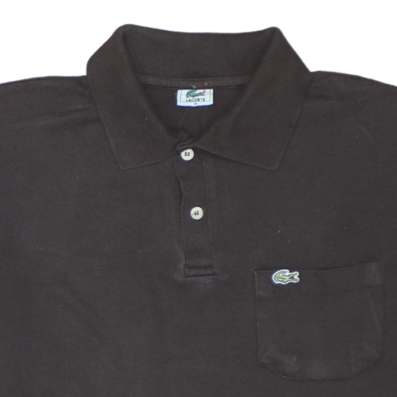 Lacoste Men's Black Cotton Polo Shirt M Classic Fit Short Sleeve