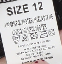 Vestry Women Black Geometric Shift Dress Size 12 Sleeveless