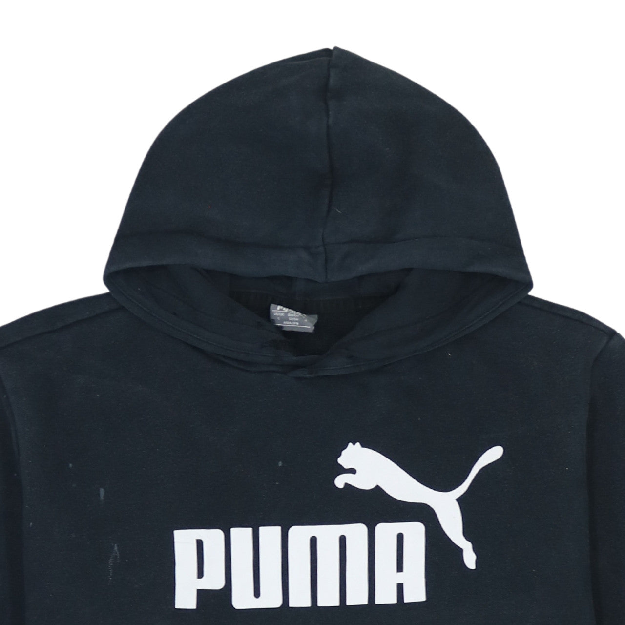 Puma Mens Black Pullover Hoodie L Sports Graphic Fleece