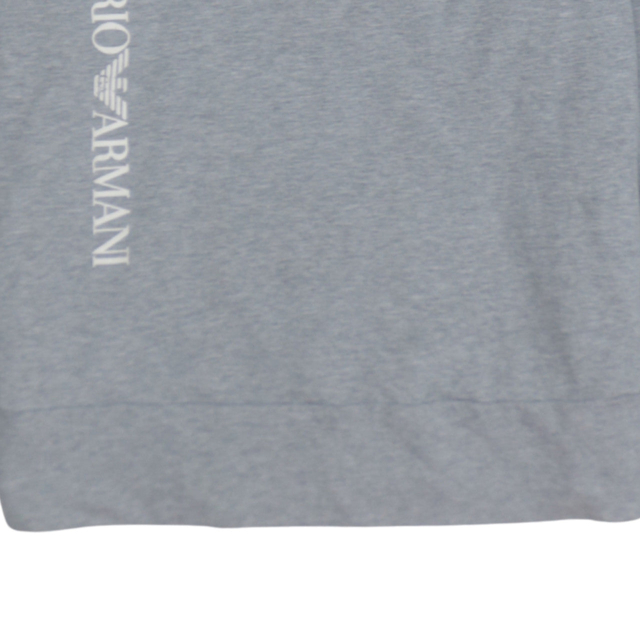Emporio Armani Men’s Grey Logo Pullover Sweatshirt Size M