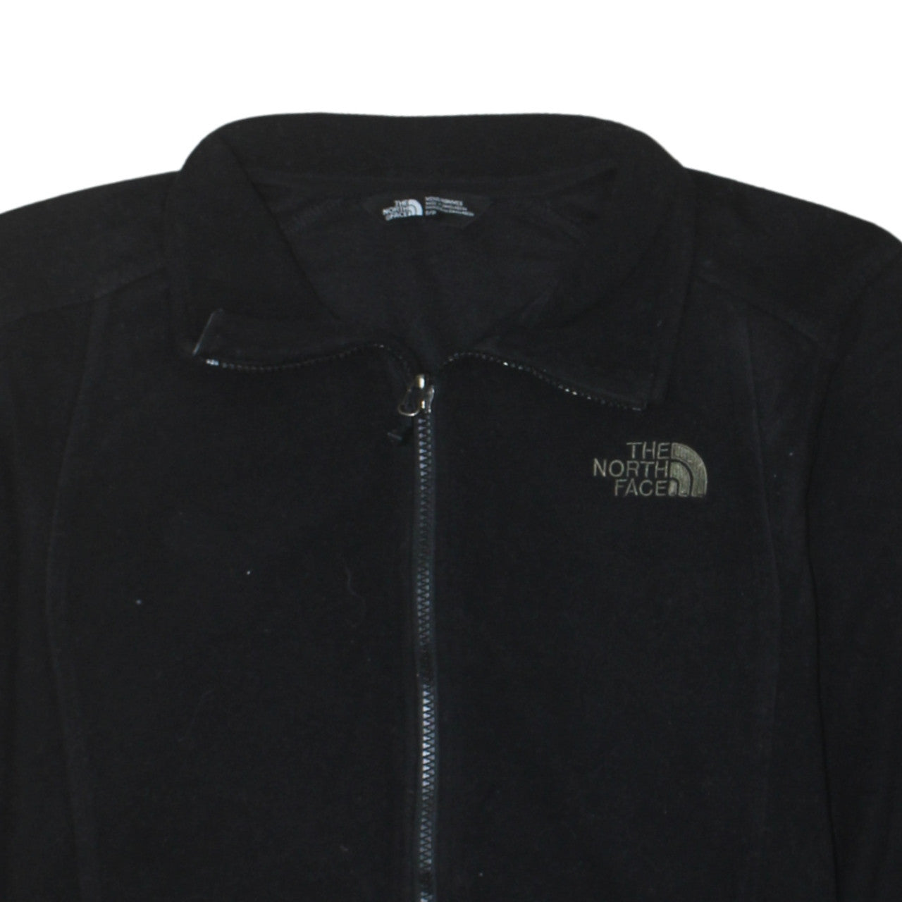 The North Face Men Black Fleece Jacket S Polyester Full Zip Outdoor