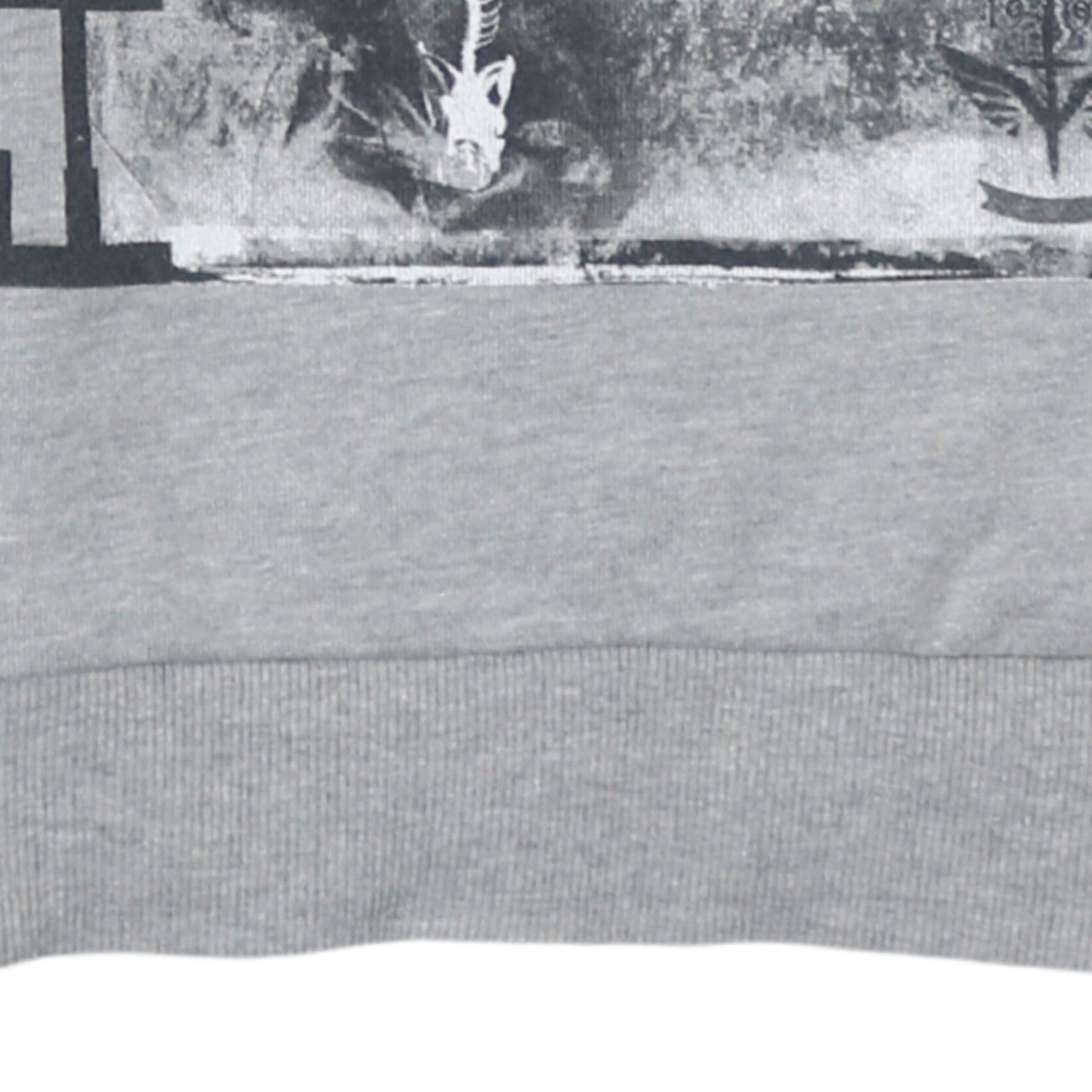 Firetrap Men Grey Graphic Crew Neck Sweatshirt Size S