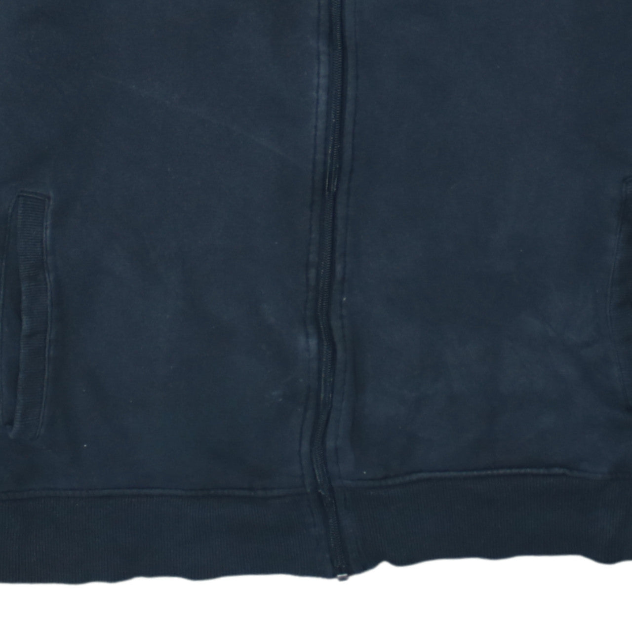 Champion Men's Black XL Track Jacket Full Zip Cotton Blend