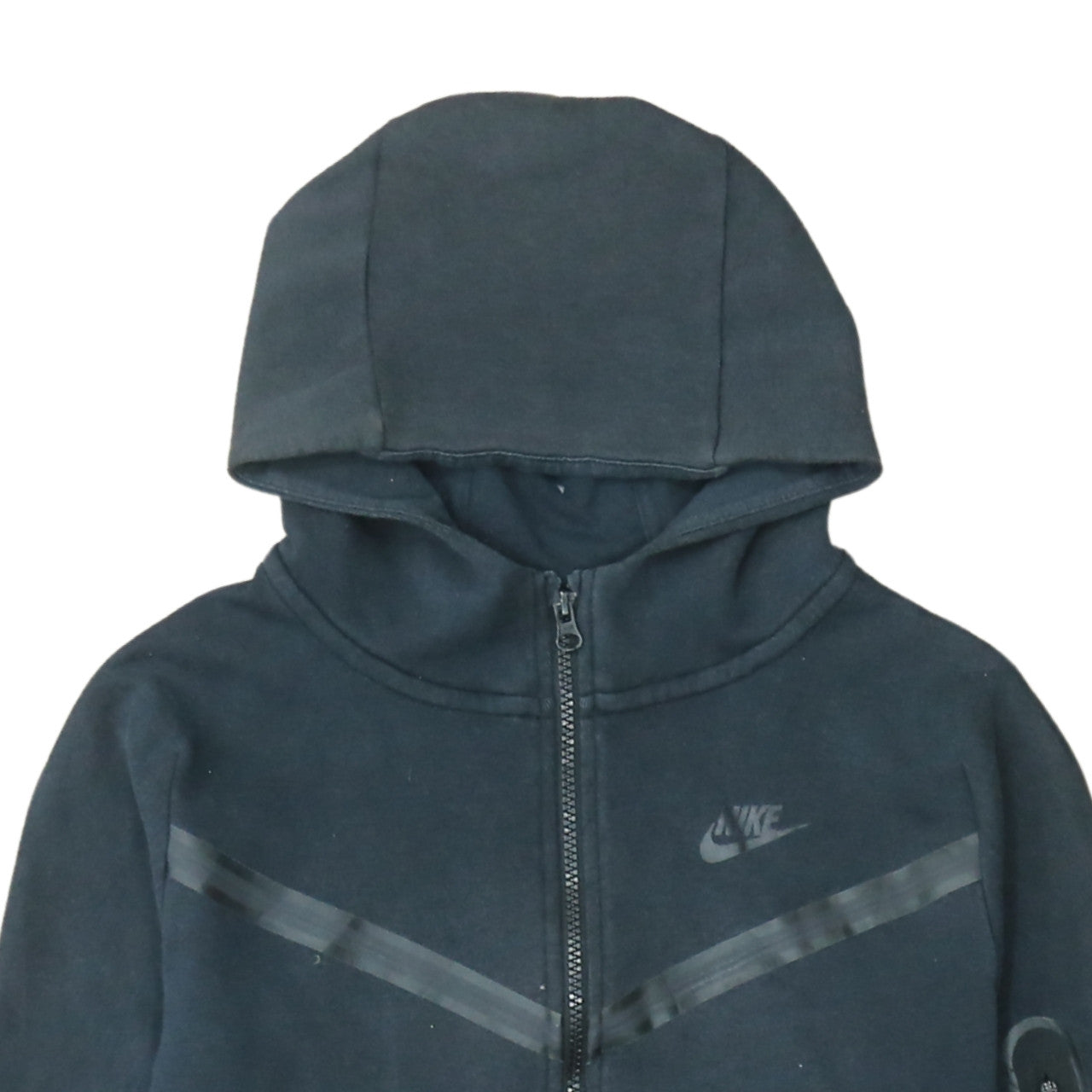 Nike Boys Black XL Full Zip Hoodie Fleece Sweatshirt 158-170cm