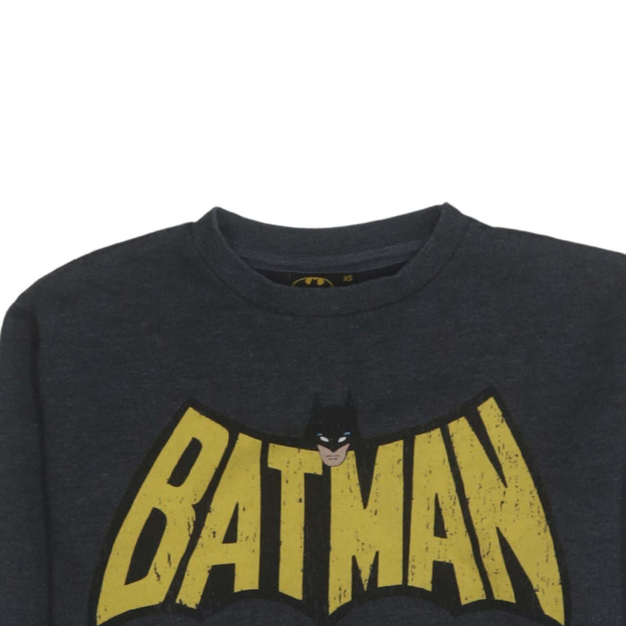 Batman Men's Black Graphic Pullover Sweatshirt XS