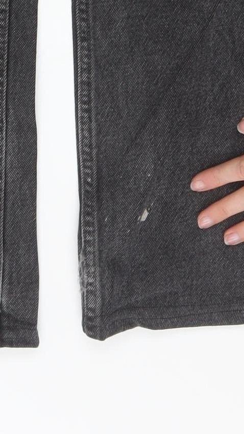 Levi's 501 Men's Black Straight Fit Denim Jeans 36W 32L Vintage