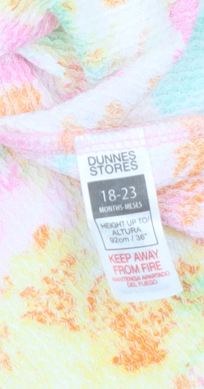 Dunnes Stores Girls Multicoloured Floral A-Line Dress 18-24 Months