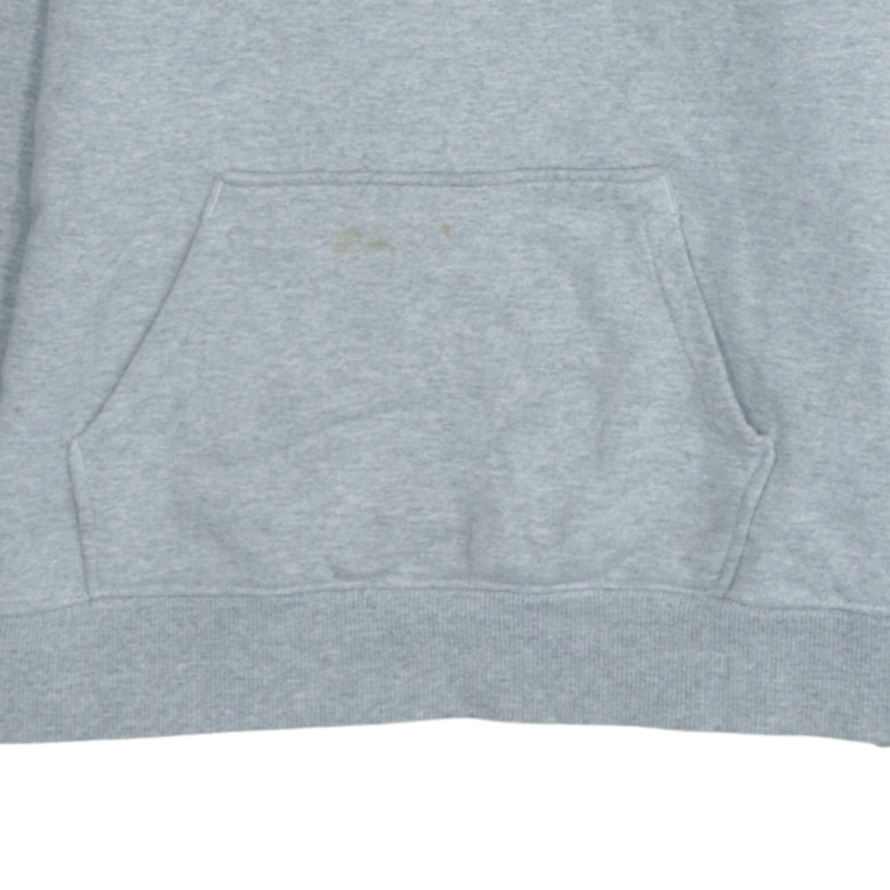 The North Face Womens Grey Pullover Hoodie M Logo Print Cotton Blend