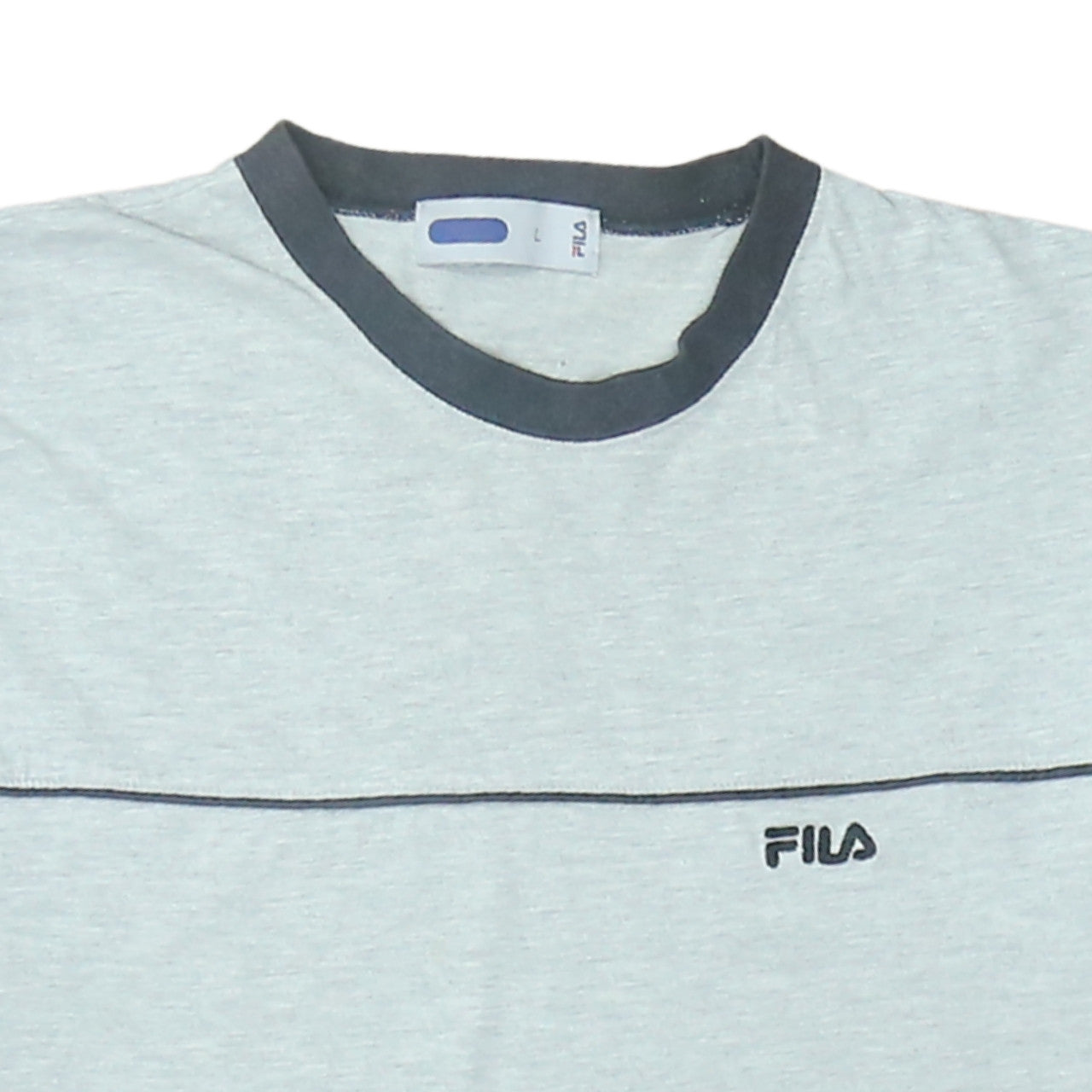 Fila Men's Grey Short Sleeve Crew Neck T-Shirt Size L