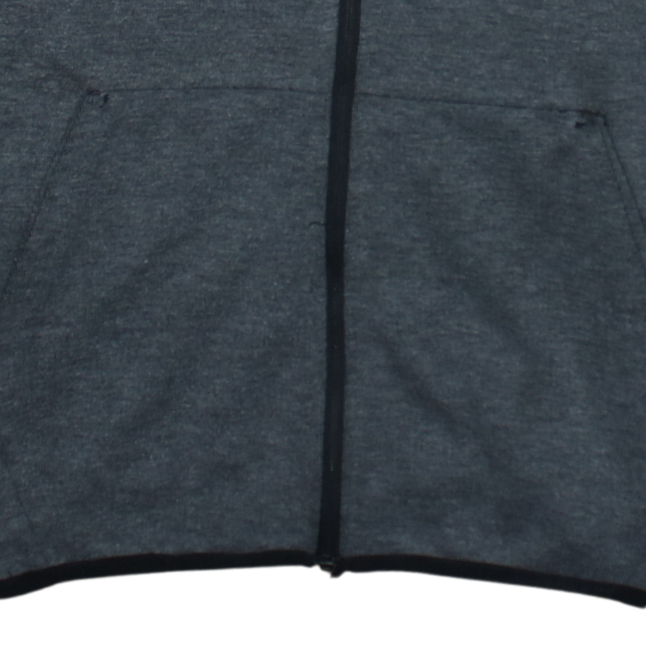 Nike Men Black Grey Full Zip Hoodie S Sportswear