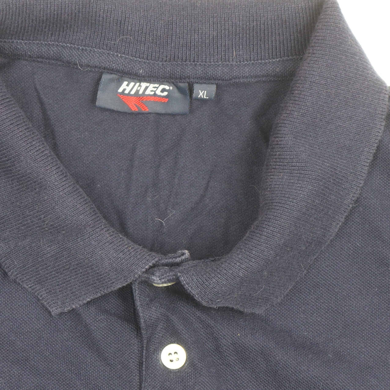 Hi-Tec Men’s Navy Blue Cotton Short Sleeve Polo Shirt XL