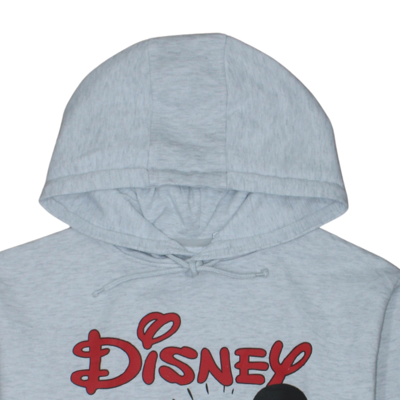 Disney Women's Grey Mickey Hoodie Size S 10/12 Pullover Graphic Print