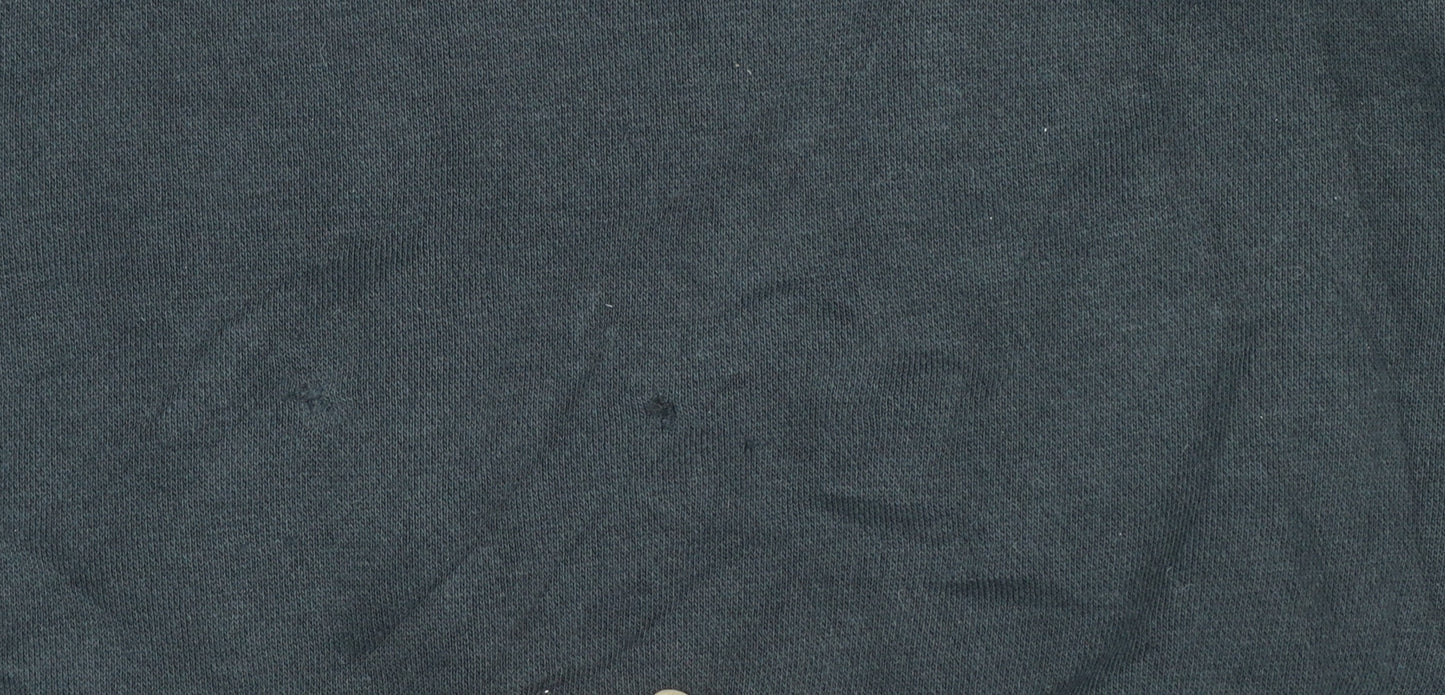 Adidas Men's Black 2XL Pullover Hoodie with Logo and Kangaroo Pocket