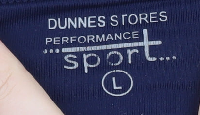Dunnes Stores Women's Blue Capri Performance Sport Leggings Size L