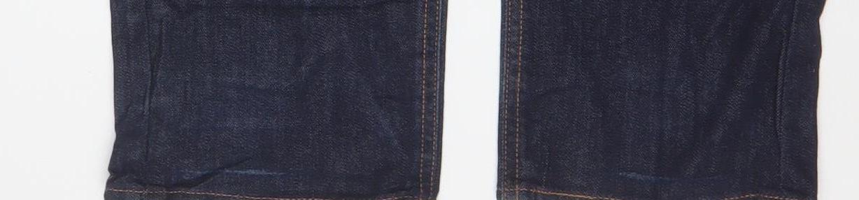 Levi's Men's Blue 34W 30L Straight Fit Denim Jeans