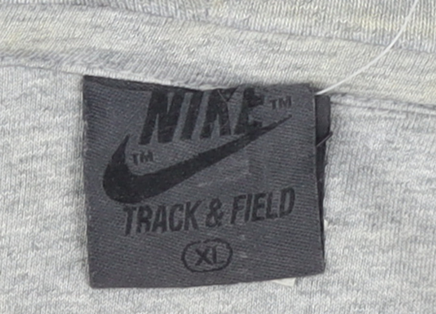 Nike Men's Grey & Red Full Zip Hoodie XL Track & Field Sportswear