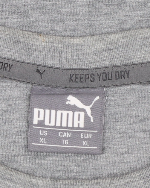 Puma Men's Grey XL Crew Neck Sports Sweatshirt