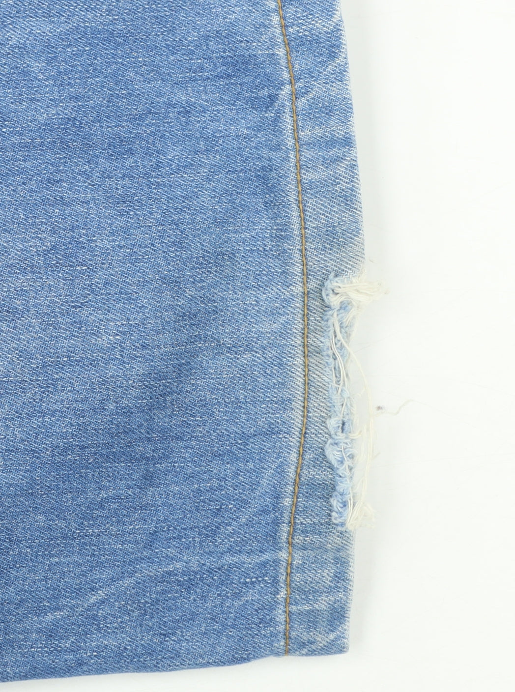Jack & Jones Men’s Blue Distressed Straight Denim Jeans Size 33/34