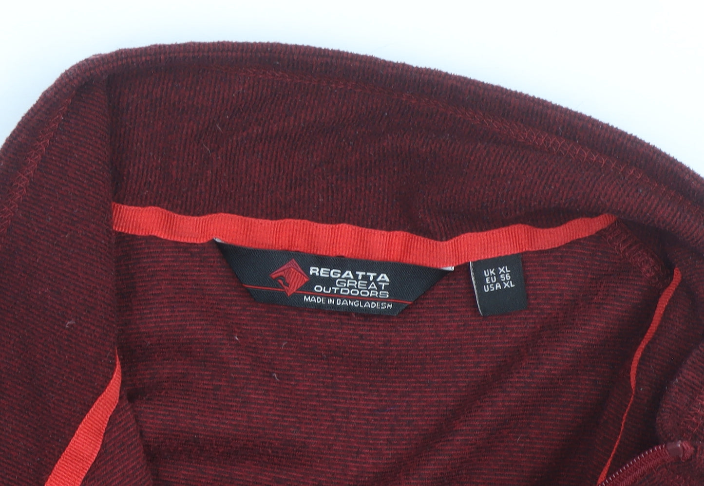 Regatta Men’s Red XL Fleece Half Zip Outdoor Activewear Jacket
