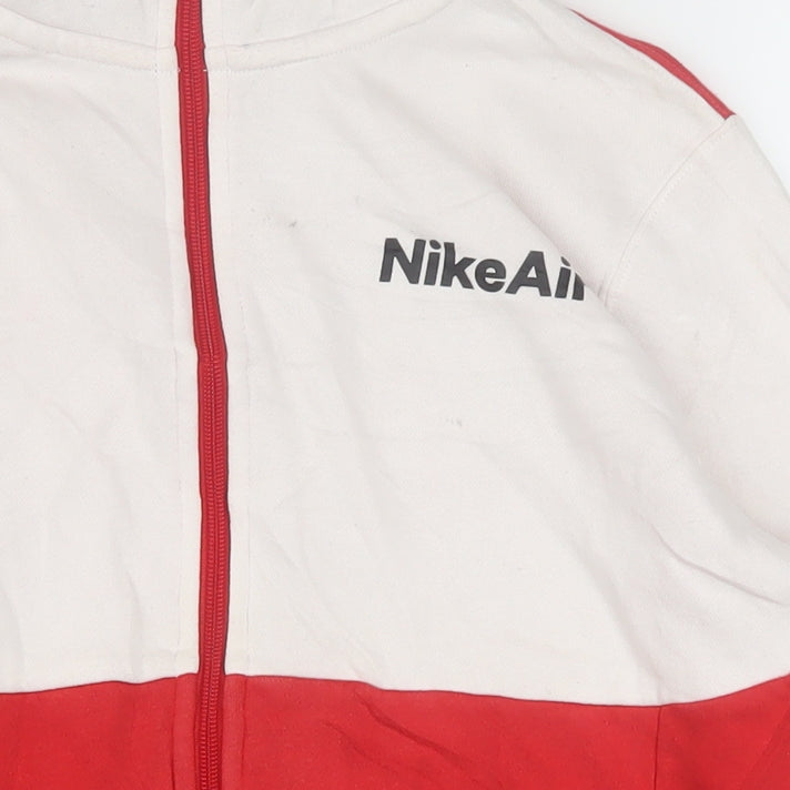 Nike Boys Red White Black Full Zip Hoodie XL (158-170cm) Cotton Blend