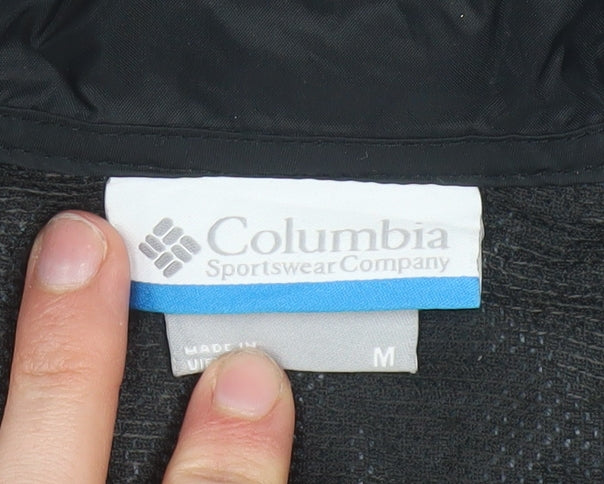 Columbia Men's Black M Hooded Windbreaker Waterproof Jacket