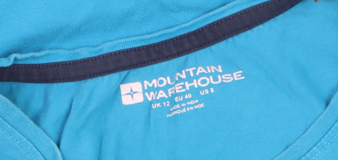 Mountain Warehouse Blue Kids L Funny Graphic Cotton T-Shirt