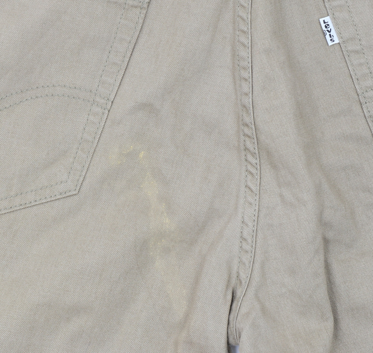Levi's Men's Beige 505 Straight Denim Jeans W34 L34 Regular Fit