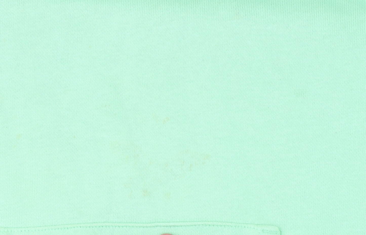 Adidas Mens Green Pullover Hoodie Size M Logo Fleece Sweatshirt