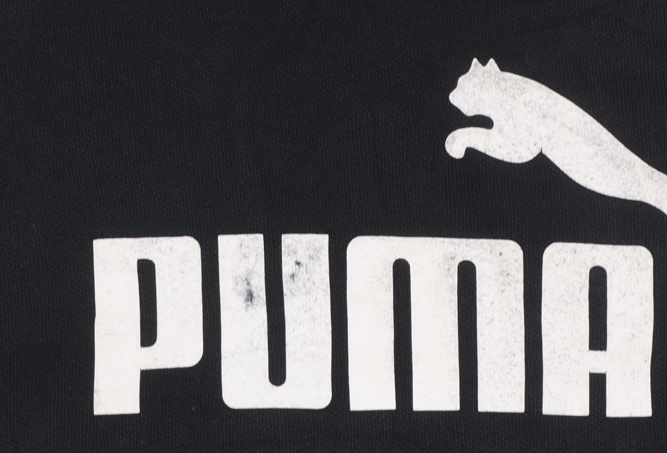 Puma Womens Black XS Pullover Hoodie with Logo Print