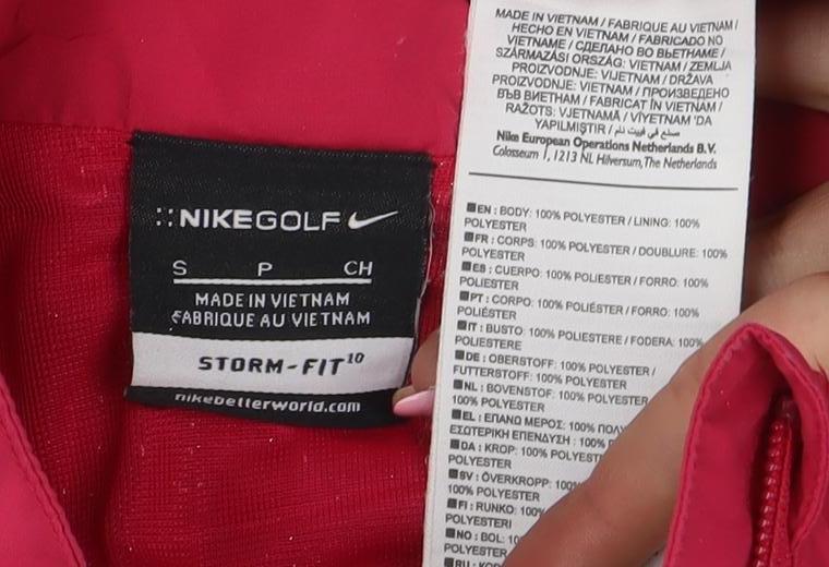 Nike Women’s Pink Storm-Fit Lightweight Windbreaker Jacket S