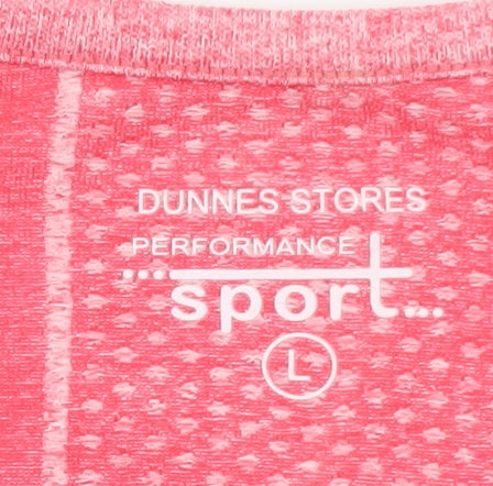 Dunnes Stores Women’s Pink Performance Sport T-Shirt L