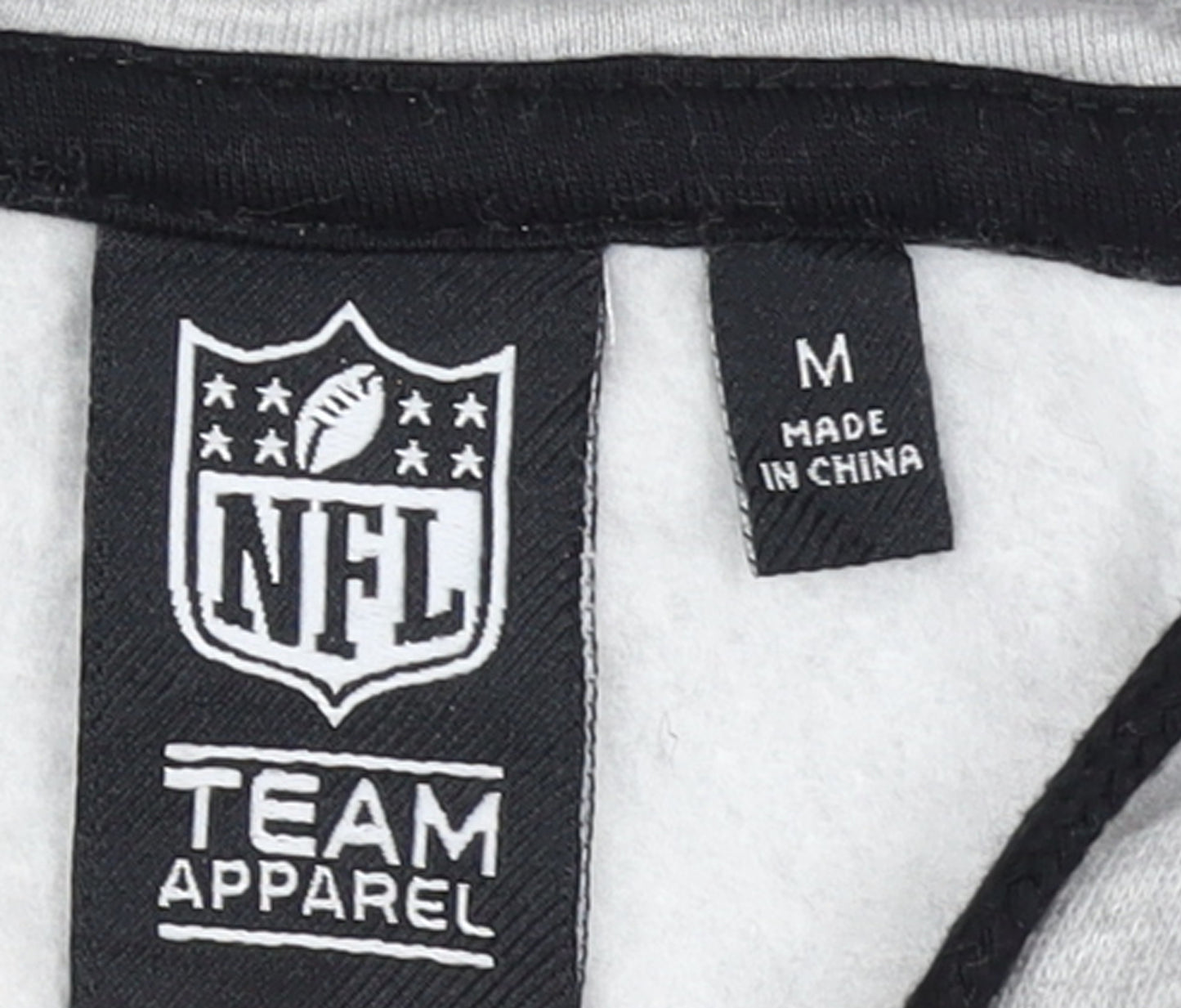 NFL Team Apparel Men's Grey Carolina Panthers Pullover Hoodie M