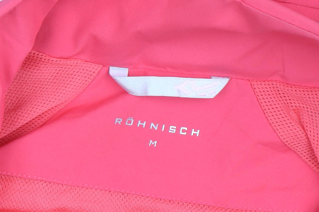 Röhnisch Women Pink Hooded Waterproof Mid-Length Rain Jacket M