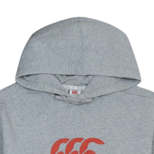 Canterbury Men's Grey XL Pullover Hoodie with Logo Print
