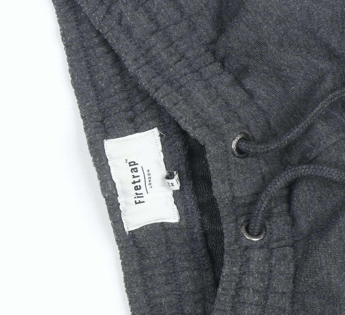 Firetrap Men's Grey Jogger Cargo Sweatpants M Elastic Waist Pockets