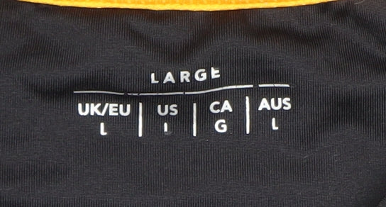 O'Neills Men's Black Kilkenny GAA Sports Long Sleeve T-Shirt L
