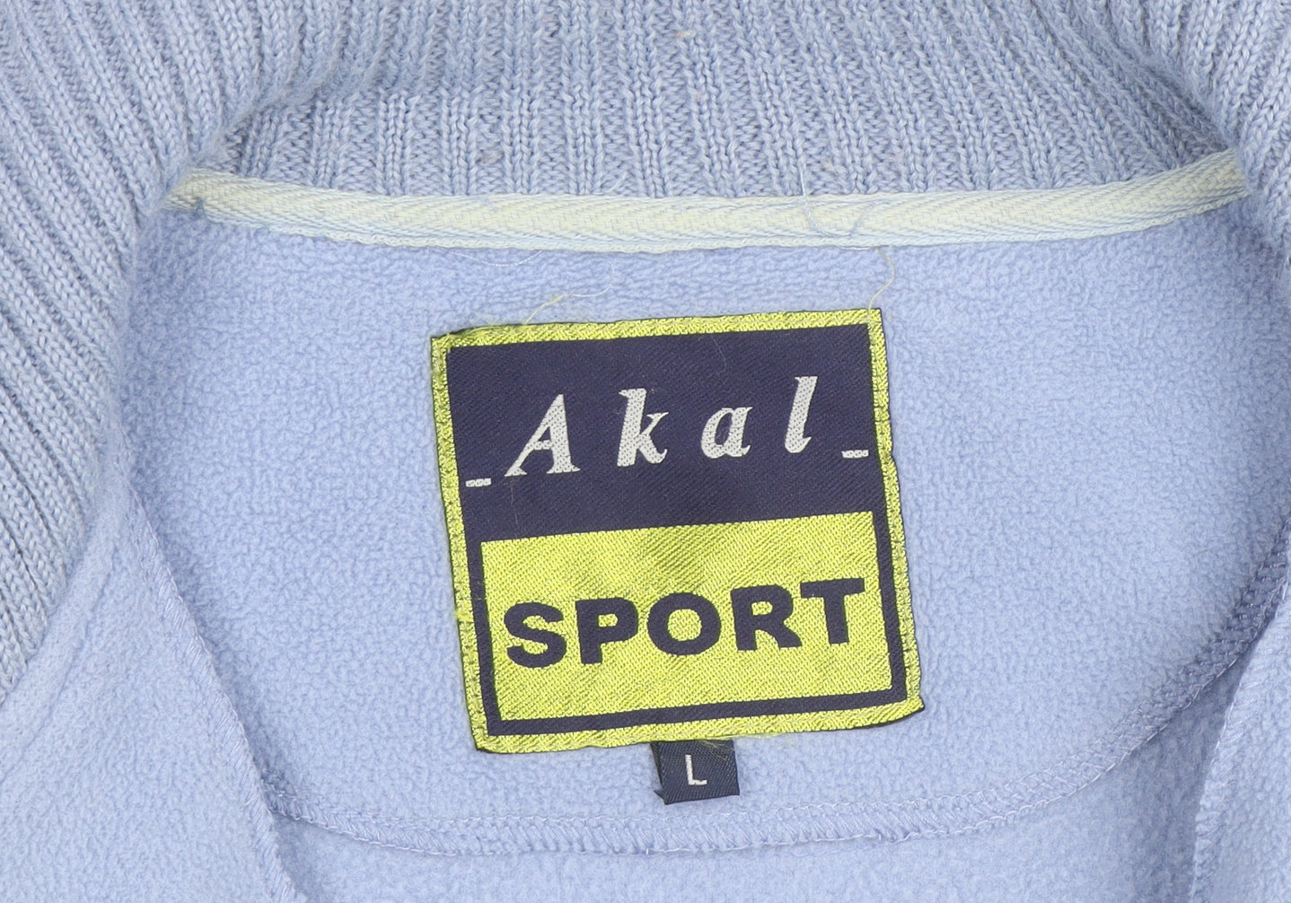 Akal Sport Men's Blue Fleece Full Zip Jacket Size L