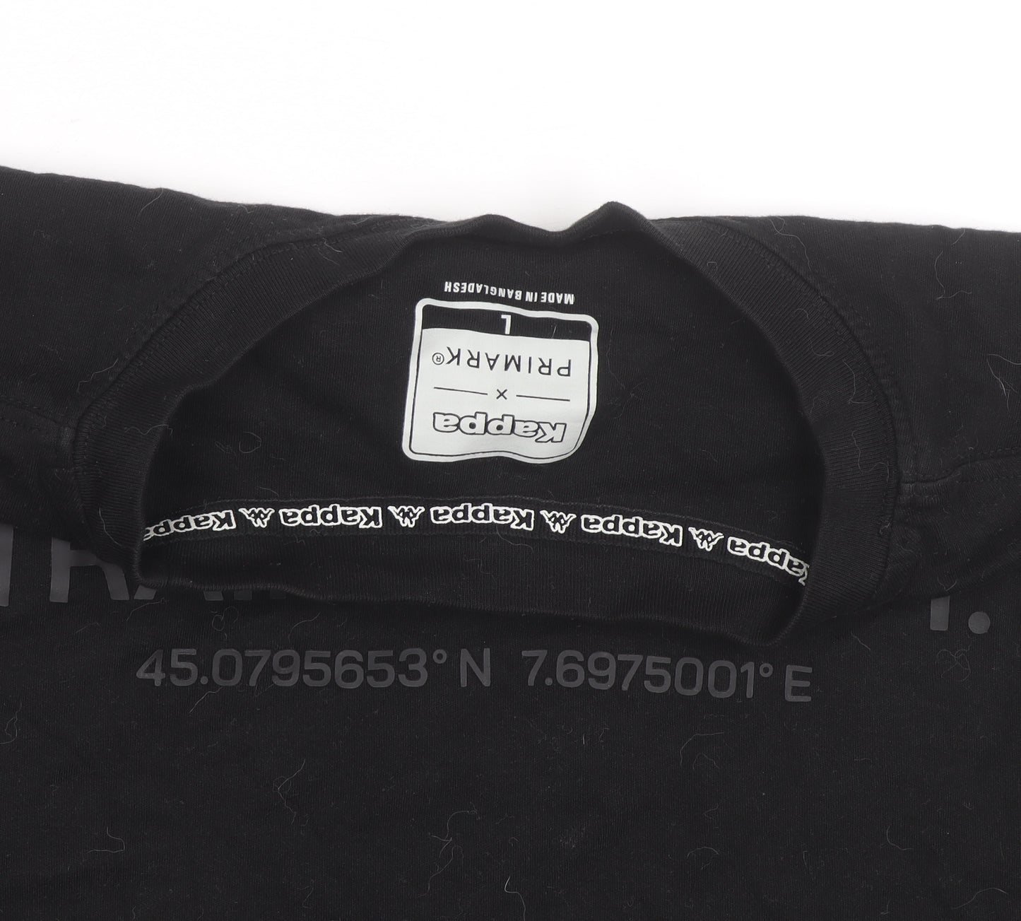 Kappa Women Black Relaxed Fit Training Dept T-Shirt Size L