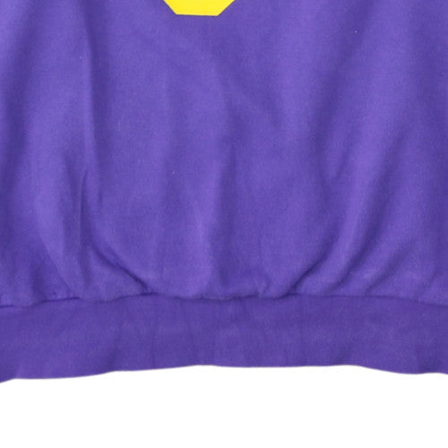 Nike Jordan NBA Lakers Purple Crew Neck Sweatshirt XXL Men's