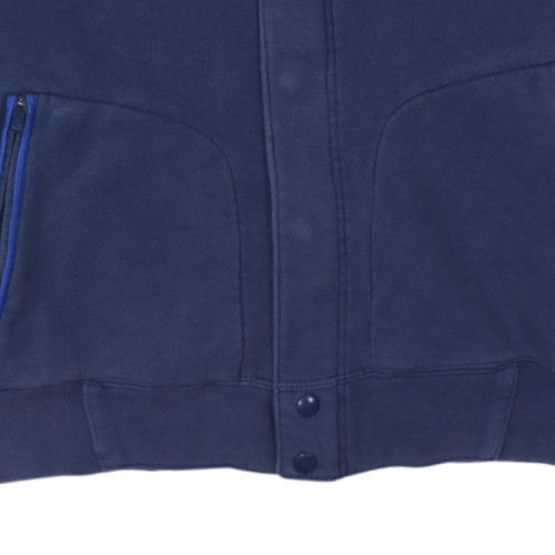 Jordan Mens Blue Full Zip Hoodie L Fleece Sportswear