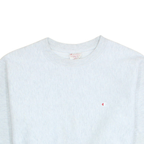 Champion Men's Grey Crew Neck Pullover Sweatshirt M Regular Fit